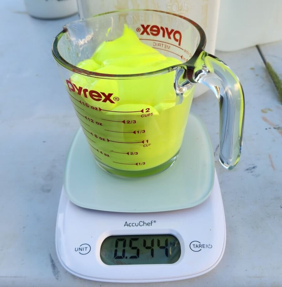 Comparing Fluorescent Dyes for Spray Coverage Evaluation